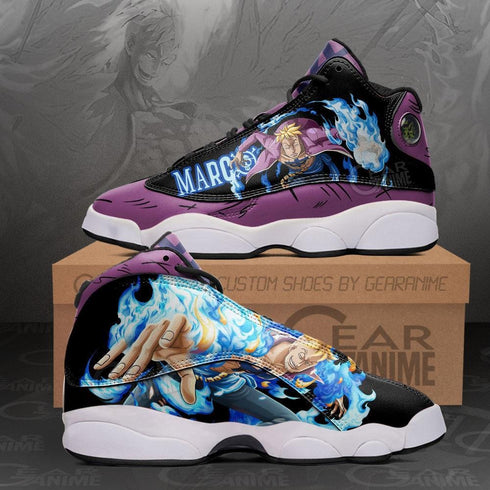 Phoenix Marco Sneakers Custom Anime OP -kengät
